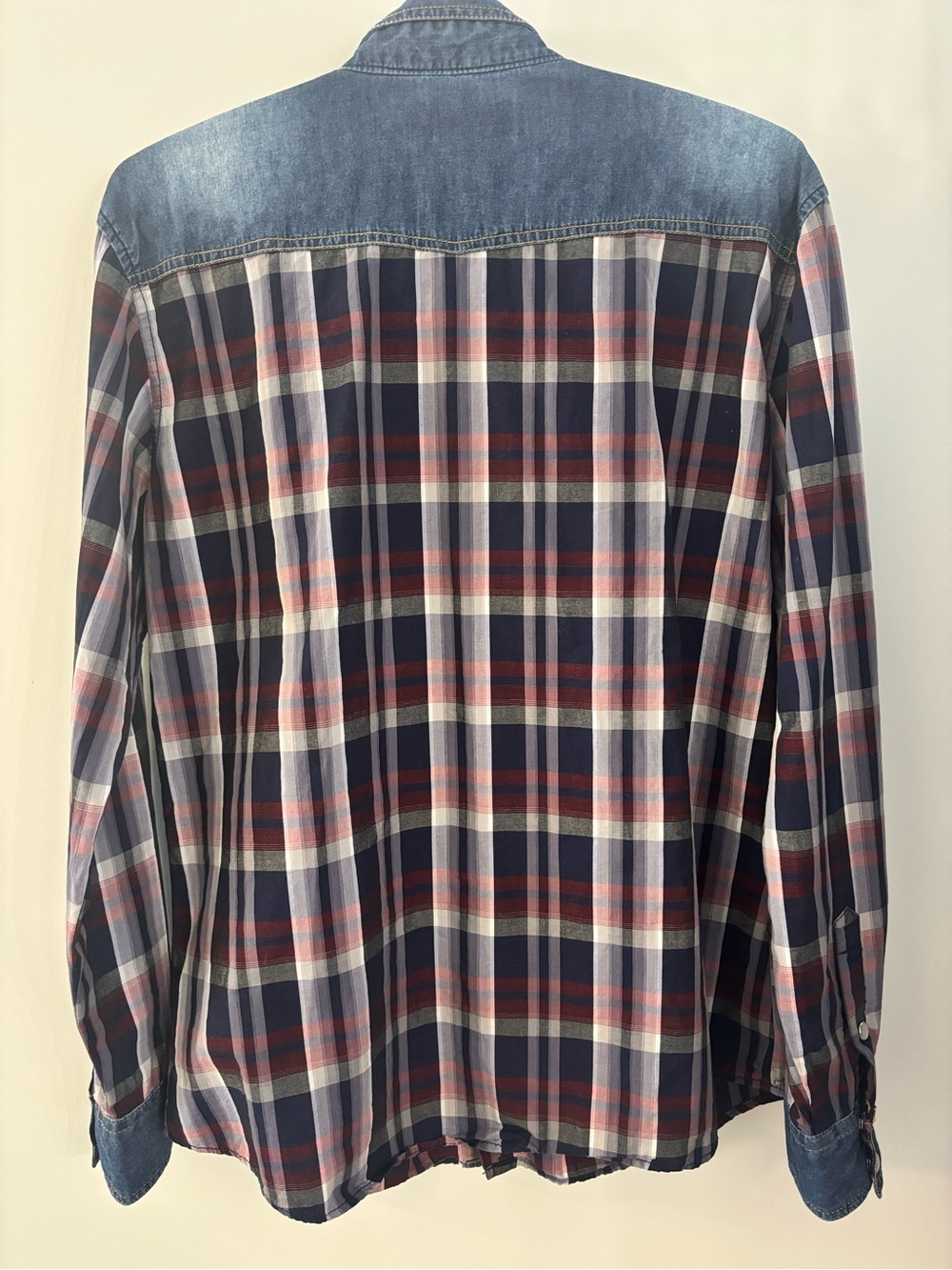 Western Plaid Cotton shirt - Picture 4 of 4